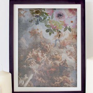 Angels‎  abstract digital print framed 🖼️